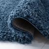 SAFAVIEH Area Rug 8×10 – August Shag Collection – Large – Beige, Solid Pattern, Non-Shedding & Easy Cleaning, Plush Thick Pile, Ideal for Living Room, Bedroom, Dining Space (AUG200D)(Navy)