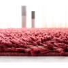 SAFAVIEH Area Rug 8×10 – August Shag Collection – Large – Beige, Solid Pattern, Non-Shedding & Easy Cleaning, Plush Thick Pile, Ideal for Living Room, Bedroom, Dining Space (AUG200D)(Red)