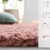 SAFAVIEH Area Rug 8×10 – August Shag Collection – Large – Beige, Solid Pattern, Non-Shedding & Easy Cleaning, Plush Thick Pile, Ideal for Living Room, Bedroom, Dining Space (AUG200D)(Rose)