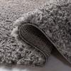 SAFAVIEH Area Rug 8×10 – August Shag Collection – Large – Beige, Solid Pattern, Non-Shedding & Easy Cleaning, Plush Thick Pile, Ideal for Living Room, Bedroom, Dining Space (AUG200D)(Grey)