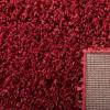 SAFAVIEH Area Rug 8×10 – August Shag Collection – Large – Beige, Solid Pattern, Non-Shedding & Easy Cleaning, Plush Thick Pile, Ideal for Living Room, Bedroom, Dining Space (AUG200D)(Red)