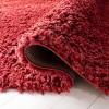 SAFAVIEH Area Rug 8×10 – August Shag Collection – Large – Beige, Solid Pattern, Non-Shedding & Easy Cleaning, Plush Thick Pile, Ideal for Living Room, Bedroom, Dining Space (AUG200D)(Red)