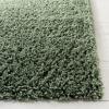 SAFAVIEH Area Rug 8×10 – August Shag Collection – Large – Beige, Solid Pattern, Non-Shedding & Easy Cleaning, Plush Thick Pile, Ideal for Living Room, Bedroom, Dining Space (AUG200D)(Green)