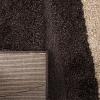 SAFAVIEH Area Rug 8×10 – Florida Shag Collection – Large – Dark Brown & Beige, Stripe Design, Non-Shedding & Easy Cleaning, Plush Thick Pile, Ideal for Living Room, Bedroom, Dining Space (SG451-2813)