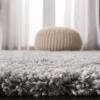 SAFAVIEH Area Rug 8×10 – Fontana Shag Collection – Large – Grey, Solid Pattern, Non-Shedding & Easy Cleaning, Ultra Plush Thick Pile, Ideal for Living Room, Bedroom, Dining Space (FNT800F)(Grey)