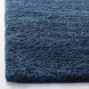 SAFAVIEH Area Rug 8×10 – Fontana Shag Collection – Large – Grey, Solid Pattern, Non-Shedding & Easy Cleaning, Ultra Plush Thick Pile, Ideal for Living Room, Bedroom, Dining Space (FNT800F)(Blue)