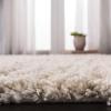 SAFAVIEH Area Rug 8×10 – Fontana Shag Collection – Large – Grey, Solid Pattern, Non-Shedding & Easy Cleaning, Ultra Plush Thick Pile, Ideal for Living Room, Bedroom, Dining Space (FNT800F)(Creme)