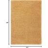 SAFAVIEH Area Rug 8×10 – Hudson Shag Collection – Large – Green, Non-Shedding & Easy Cleaning, Ultra Plush Thick Pile, Ideal for Living Room, Bedroom, Dining Space (SGH220Y)(Gold)