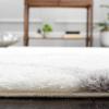 SAFAVIEH Area Rug 8×10 – Tahoe Shag Collection – Large – Silver & White, Trellis Pattern, Non-Shedding & Easy Cleaning, Plush Thick Pile, Ideal for Living Room, Bedroom, Dining Space (THO677G)(White/Grey)