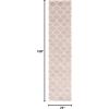 SAFAVIEH Area Rug 8×10 – Tahoe Shag Collection – Large – Silver & White, Trellis Pattern, Non-Shedding & Easy Cleaning, Plush Thick Pile, Ideal for Living Room, Bedroom, Dining Space (THO677G)(Beige/White)