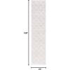 SAFAVIEH Area Rug 8×10 – Tahoe Shag Collection – Large – Silver & White, Trellis Pattern, Non-Shedding & Easy Cleaning, Plush Thick Pile, Ideal for Living Room, Bedroom, Dining Space (THO677G)(Silver/White)