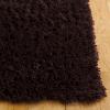 SAFAVIEH Classic Shag Collection Area Rug – 5′ x 8′, Lime, Handmade, 1.75-inch Thick Ideal for High Traffic Areas in Living Room, Bedroom (SG240B)(Chocolate)