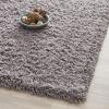 SAFAVIEH Classic Shag Collection Area Rug – 5′ x 8′, Lime, Handmade, 1.75-inch Thick Ideal for High Traffic Areas in Living Room, Bedroom (SG240B)(Grey)