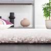 SAFAVIEH Classic Shag Collection Area Rug – 5′ x 8′, Lime, Handmade, 1.75-inch Thick Ideal for High Traffic Areas in Living Room, Bedroom (SG240B)(Ivory)