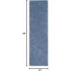 SAFAVIEH Classic Shag Collection Area Rug – 5′ x 8′, Lime, Handmade, 1.75-inch Thick Ideal for High Traffic Areas in Living Room, Bedroom (SG240B)(Light Blue)