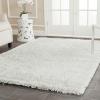 SAFAVIEH Classic Shag Collection Area Rug – 5′ x 8′, Lime, Handmade, 1.75-inch Thick Ideal for High Traffic Areas in Living Room, Bedroom (SG240B)(Lime)
