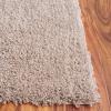 SAFAVIEH Classic Shag Collection Area Rug – 5′ x 8′, Lime, Handmade, 1.75-inch Thick Ideal for High Traffic Areas in Living Room, Bedroom (SG240B)(Taupe)