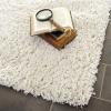 SAFAVIEH Classic Shag Collection Area Rug – 5′ x 8′, Lime, Handmade, 1.75-inch Thick Ideal for High Traffic Areas in Living Room, Bedroom (SG240B)(White)