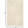 SAFAVIEH Classic Shag Collection Area Rug – 5′ x 8′, Lime, Handmade, 1.75-inch Thick Ideal for High Traffic Areas in Living Room, Bedroom (SG240B)(White)
