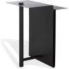 SAFAVIEH Couture Collection – Aldwyn Blue Metal Accent Table, Modern Fully Assembled Side Table (SFV6803C)(Black)