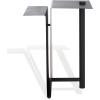 SAFAVIEH Couture Collection – Aldwyn Blue Metal Accent Table, Modern Fully Assembled Side Table (SFV6803C)(Black)