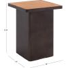 SAFAVIEH Couture Collection – Bellatressa Black Metal Accent Table, Square Red Marble Top, Modern Design, Fully Assembled (SFV5774A)(Red / Black)