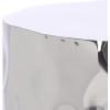 SAFAVIEH Couture Collection – Janalee Chrome Hammered Steel Accent Table, Round Side Table, Sculptural Modern Design, Fully Assembled (SFV7912A)(Charcoal)