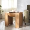 SAFAVIEH Couture Collection – Jessandria Natural Brown Accent Table, Contemporary Design, Fully Assembled (SFV7719A)(Natural)
