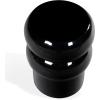 SAFAVIEH Couture Collection – Joy Rosa White Concrete Accent Table, Contemporary Sculptural Side Table, High Gloss Finish, Fully Assembled (SFV2620B)(Black)