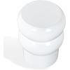 SAFAVIEH Couture Collection – Joy Rosa White Concrete Accent Table, Contemporary Sculptural Side Table, High Gloss Finish, Fully Assembled (SFV2620B)(White)