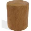 SAFAVIEH Couture Collection – Rhynne Natural Round Rattan Accent Table, Fully Assembled Sculptural Side Table for Living Room, Bedroom or Lounge Space (CWK3030A)(Natural)