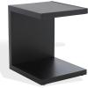 SAFAVIEH Couture Collection – Tawney Black Accent Table, C-Shaped Side Table, Modern Minimalist Design (SFV1317A)(Black)