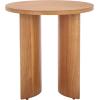 SAFAVIEH Couture Collection Audriella Natural Brown Round Top Accent Table(Natural)