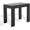 SAFAVIEH Couture Collection Nikole Natural Brown Rectangle Accent Table(Black)