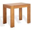 SAFAVIEH Couture Collection Nikole Natural Brown Rectangle Accent Table(Natural)