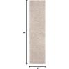 SAFAVIEH Flokati Shag Collection Area Rug – 6’7″ x 9′, Beige, Solid Design, Non-Shedding & Easy Care, 2.75-inch Thick Ideal for High Traffic Areas in Living Room, Bedroom (FLK950E)(Beige)