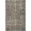 SAFAVIEH Florida Shag Collection Area Rug – 5’3″ x 7’6″, Grey & Beige, Damask Design, Non-Shedding & Easy Care, 1.2-inch Thick Ideal for High Traffic Areas in Living Room, Bedroom (SG462-8013)(Grey/Beige)