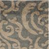 SAFAVIEH Florida Shag Collection Area Rug – 5’3″ x 7’6″, Grey & Beige, Damask Design, Non-Shedding & Easy Care, 1.2-inch Thick Ideal for High Traffic Areas in Living Room, Bedroom (SG462-8013)(Grey/Beige)