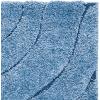 SAFAVIEH Florida Shag Collection Area Rug – 8’6″ x 12′, Dark Blue & Cream, Non-Shedding & Easy Care, 1.2-inch Thick Ideal for High Traffic Areas in Living Room, Bedroom (SG472-6511)(Light Blue/Blue)