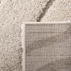 SAFAVIEH Florida Shag Collection Area Rug – 8’6″ x 12′, Dark Blue & Cream, Non-Shedding & Easy Care, 1.2-inch Thick Ideal for High Traffic Areas in Living Room, Bedroom (SG472-6511)(Cream/Beige)