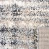 SAFAVIEH Fontana Shag Collection Area Rug – 6’7″ x 9′, Grey & Ivory, Modern Design, Non-Shedding & Easy Care, 2-inch Thick Ideal for High Traffic Areas in Living Room, Bedroom (FNT856G)(Grey/Ivory)