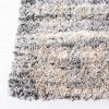 SAFAVIEH Fontana Shag Collection Area Rug – 6’7″ x 9′, Grey & Ivory, Modern Design, Non-Shedding & Easy Care, 2-inch Thick Ideal for High Traffic Areas in Living Room, Bedroom (FNT856G)(Grey/Ivory)