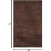 SAFAVIEH Laguna Shag Collection Area Rug – 8′ x 10′, Sand, Solid Design, Non-Shedding & Easy Care, 2-inch Thick Ideal for High Traffic Areas in Living Room, Bedroom (SGL303C)(Brown)