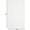 SAFAVIEH Laguna Shag Collection Area Rug – 8′ x 10′, Sand, Solid Design, Non-Shedding & Easy Care, 2-inch Thick Ideal for High Traffic Areas in Living Room, Bedroom (SGL303C)(White)