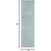 SAFAVIEH Laguna Shag Collection Area Rug – 8′ x 10′, Sand, Solid Design, Non-Shedding & Easy Care, 2-inch Thick Ideal for High Traffic Areas in Living Room, Bedroom (SGL303C)(Light Blue)
