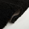 SAFAVIEH Laguna Shag Collection Area Rug – 8′ x 10′, Sand, Solid Design, Non-Shedding & Easy Care, 2-inch Thick Ideal for High Traffic Areas in Living Room, Bedroom (SGL303C)(Black)