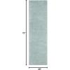 SAFAVIEH Laguna Shag Collection Area Rug – 8′ x 10′, Sand, Solid Design, Non-Shedding & Easy Care, 2-inch Thick Ideal for High Traffic Areas in Living Room, Bedroom (SGL303C)(Light Blue)