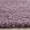 SAFAVIEH Laguna Shag Collection Area Rug – 8′ x 10′, Sand, Solid Design, Non-Shedding & Easy Care, 2-inch Thick Ideal for High Traffic Areas in Living Room, Bedroom (SGL303C)(Purple)