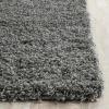 SAFAVIEH Laguna Shag Collection Area Rug – 8′ x 10′, Sand, Solid Design, Non-Shedding & Easy Care, 2-inch Thick Ideal for High Traffic Areas in Living Room, Bedroom (SGL303C)(Dark Grey)