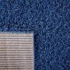 SAFAVIEH Laguna Shag Collection Area Rug – 8′ x 10′, Sand, Solid Design, Non-Shedding & Easy Care, 2-inch Thick Ideal for High Traffic Areas in Living Room, Bedroom (SGL303C)(Blue)